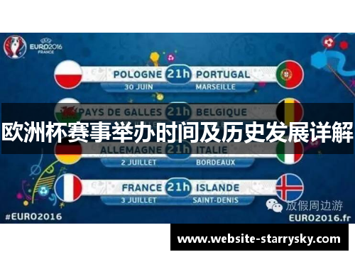欧洲杯赛事举办时间及历史发展详解